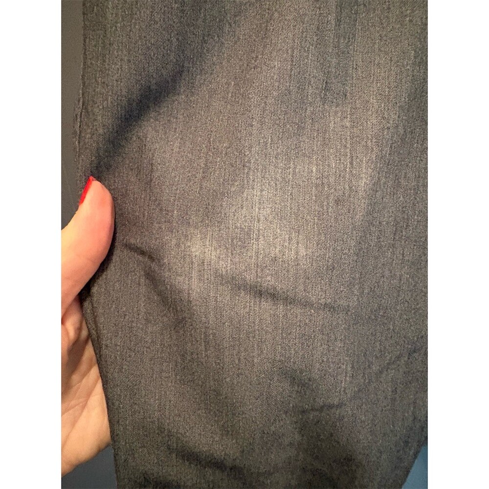Med Couture Scrub Jogger Pants Womens XL Gray Drawstring Pockets Ribbed - Picture 3 of 11